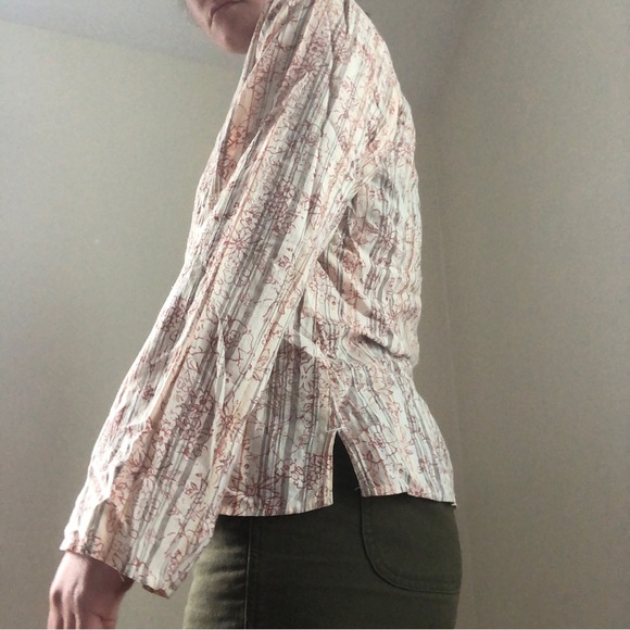L.L. Bean Cotton Linen long sleeve - Picture 2 of 4